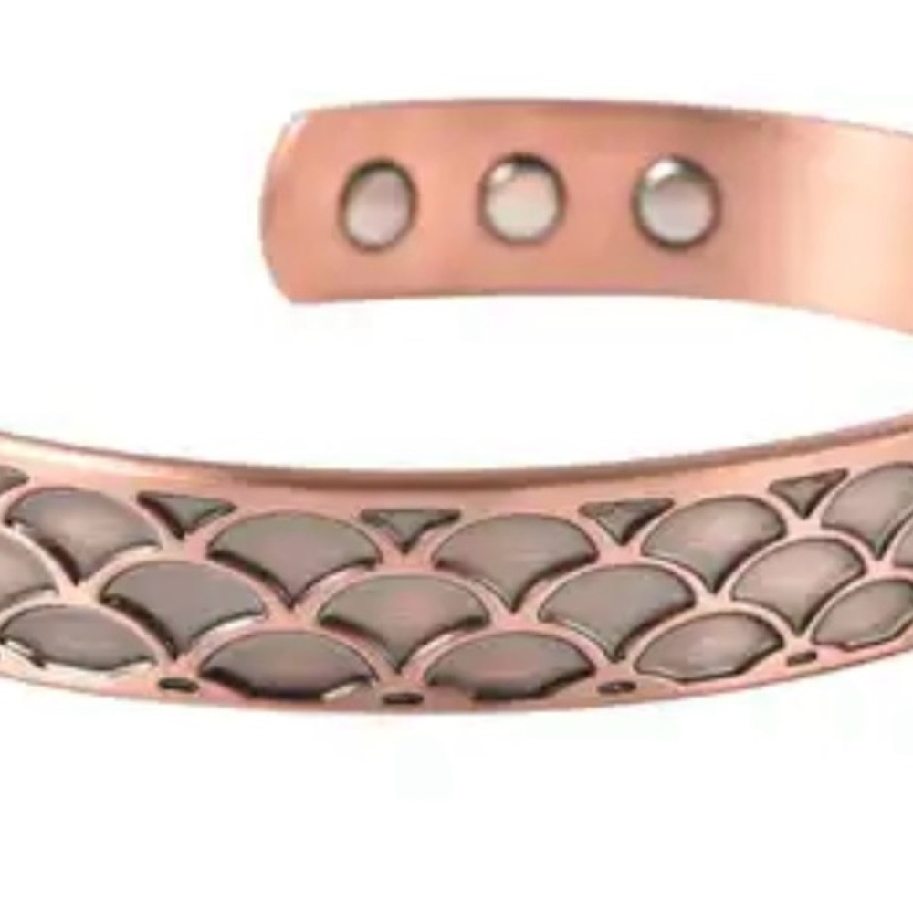 Magnetic By Design Arc Pattern Cuff Bracelet, Bla… - image 6